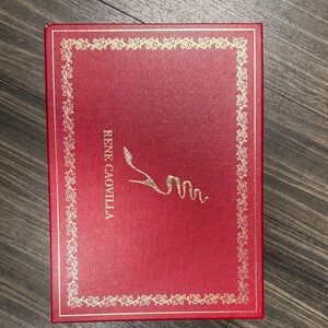 Rene Caovilla Red and Gold Decorative Gift Box